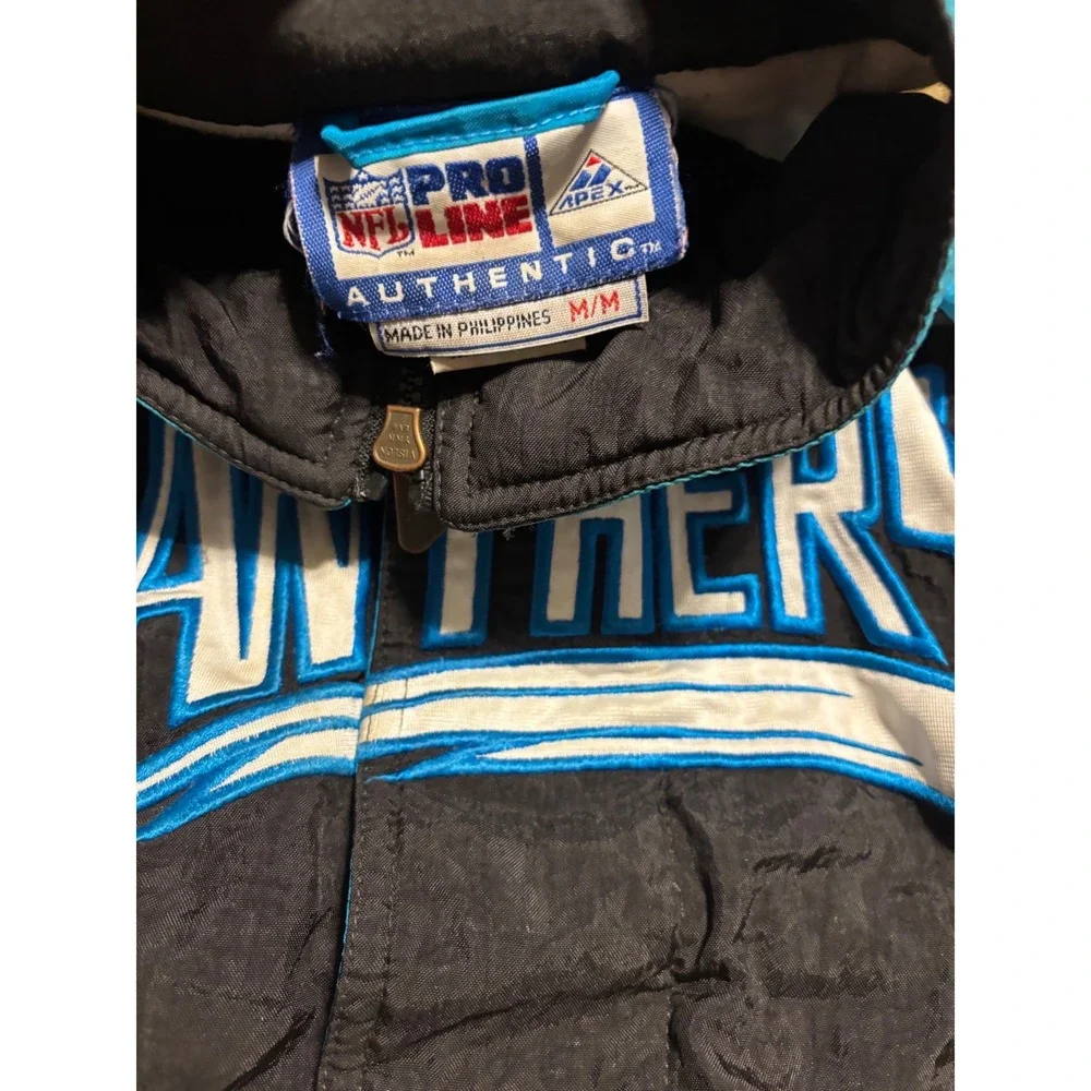 Vintage Carolina Panthers Apex One NFL Pro Line 1995 Inaugural Season Jacket M